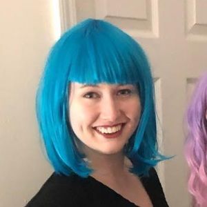 Blue Wig